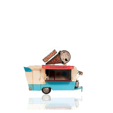 Old Modern Handicrafts 1966 Icecream Trailer Metal Handmade AR010